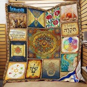 Jewish Quilt -M0208-2  Quilt